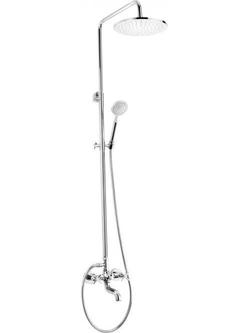 Deante Temisto zuhanyrendszer kádtöltő csapteleppel, króm NAC 01QT