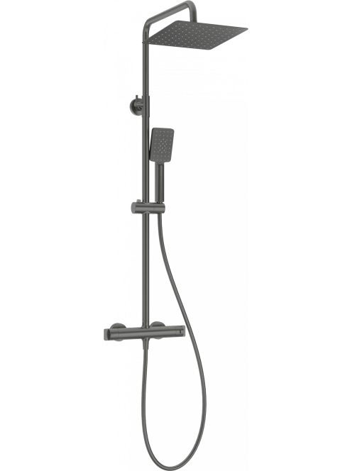 Deante falon kívüli termosztátos zuhanyrendszer, titánium NAC_D4HT