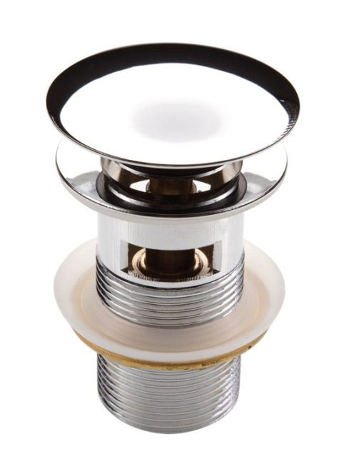 Deante Click-Clack kerek mosdó leeresztő túlfolyóval, króm NHC 010B