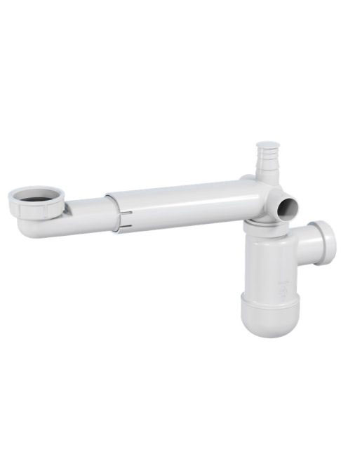 Deante helytakarékos és nyújtaható fehér szifon NHC 633K