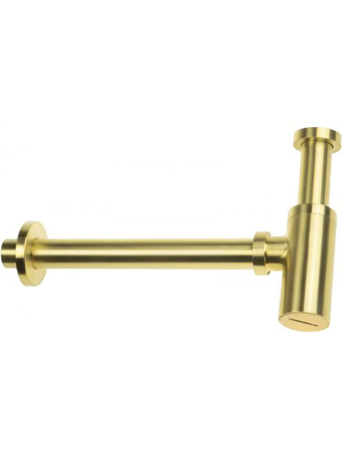 Deante kerek mosdószifon, szálcsiszolt arany NHC R31K