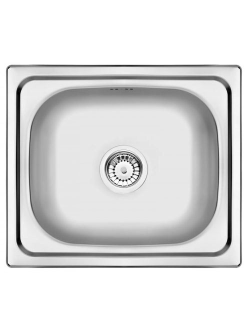 Deante Doppio 1 medencés rozsdamentes acél mosogató 48x43 cm, szatén ZEN 0103