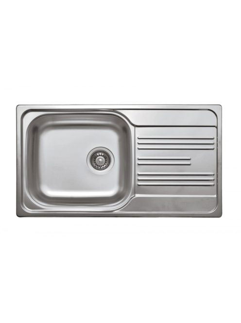 Deante Xylo rozsdamentes mosogató csepegtetővel, szatén ZEX 0113