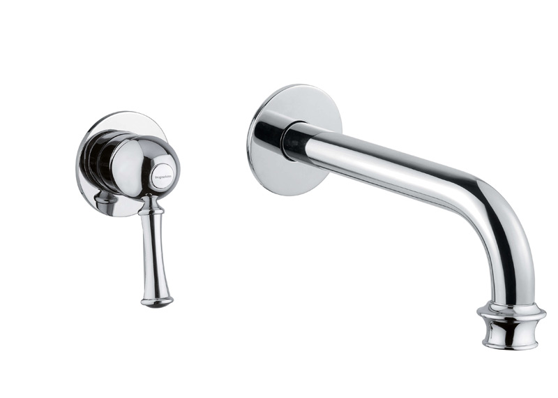 Bugnatese Denver 6445SC - fal alatti mosdócsaptelep 19 cm kifolyóval klikk-klakk leeresztővel