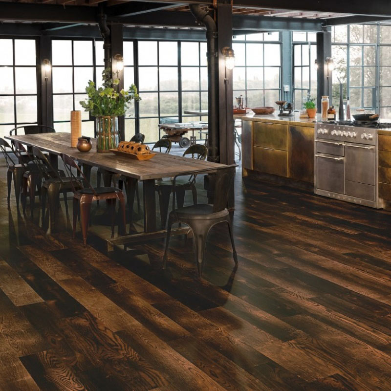 Designflooring Van Gogh Charred Oak Vinyl VGW102T padlólap