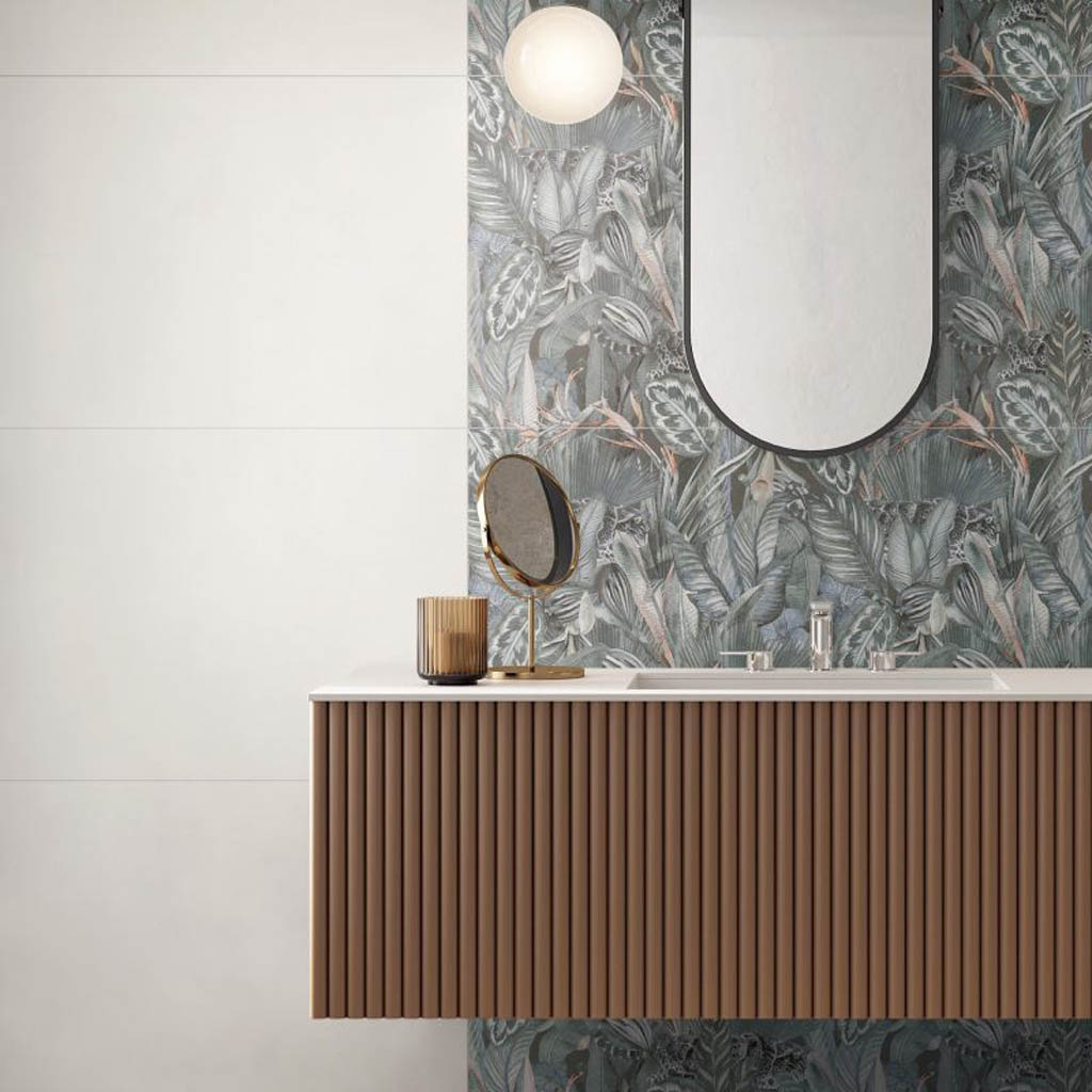 Desvres Ariana Floralia Falburkolat | Járólapok és Csempék