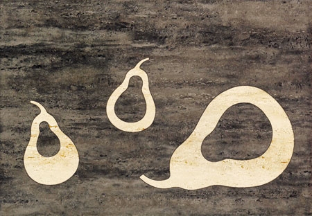 Domino dekorcsempe Domino Toscana braz Pear