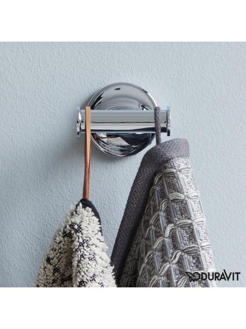 Duravit Starck T dupla ágú törölköző akasztó, króm 0099301000