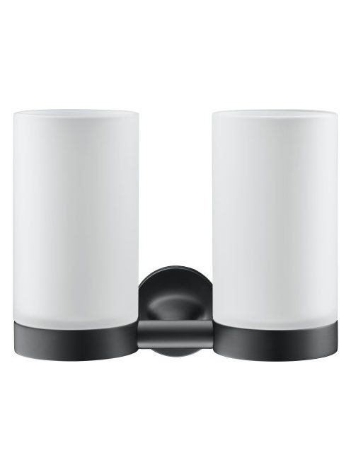 Duravit Starck T dupla pohártartó, matt fekete 0099484600