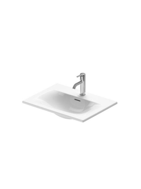 Duravit Viu beépíthető kerámia mosdó 600x450 mm, fehér alpin 0385600000
