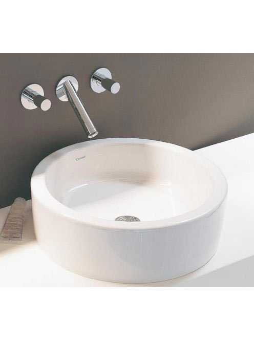 Duravit Starck 1 ráültethető mosdótál 460 mm rögzítővel, fehér alpin 0445460000