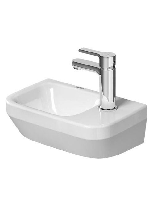 Duravit DuraStyle WonderGliss jobbos kézmosó 36x22 cm, fehér 07133600001