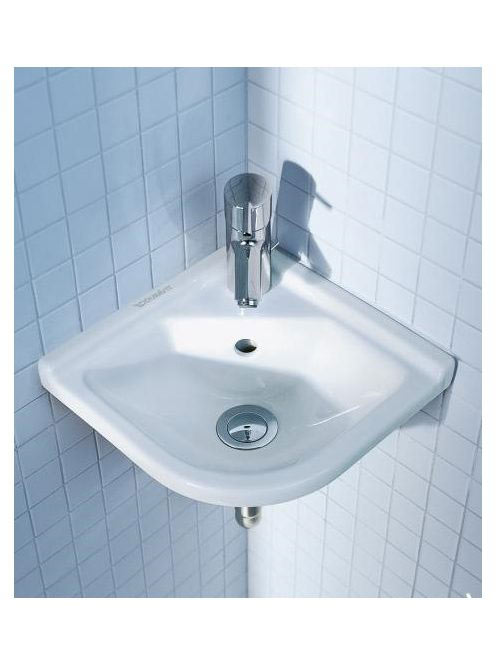 Duravit Starck 3 WonderGliss sarok kézmosó 31x31 cm, fehér 07524400001