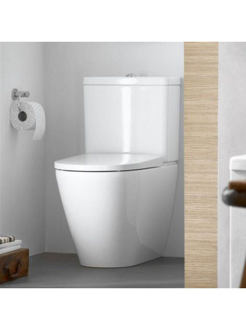 Duravit D-Neo Rimless monoblokk WC-csésze, rögzítőkészlettel, fehér 2002090000