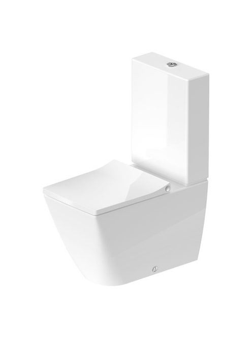 Duravit Viu monoblokkos kerámia WC csésze 37x65 öblítőperem nélküli 2191090000