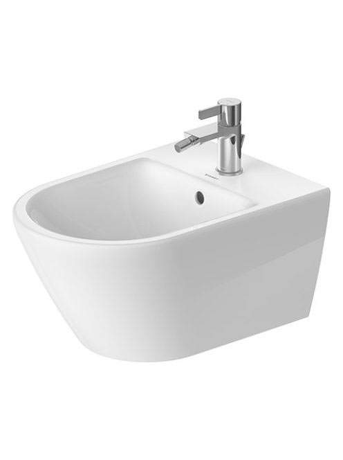 Duravit D-Neo fali bidé 37x54 cm, WonderGliss bevonattal 22941500001