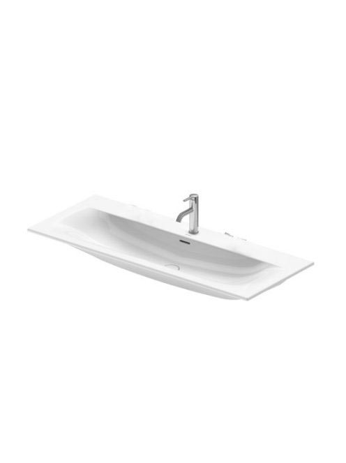 Duravit Viu kerámia mosdó 1230x490 mm, WonderGliss bevonattal, fehér 23441200001