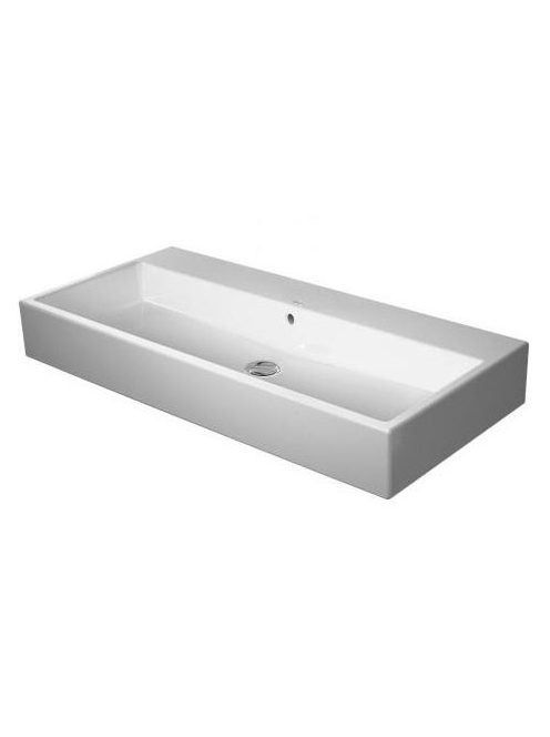 Duravit Vero Air csiszolt kerámia mosdó 100x47 cm, csaplyuk nélkül, alpin fehér 2350100028