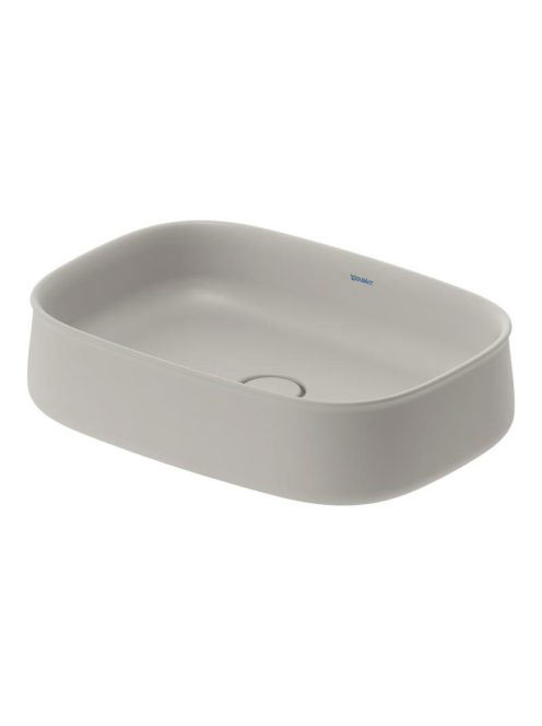 Duravit Zencha kerámia mosdótál 55x39 cm, matt szürke 2373556779