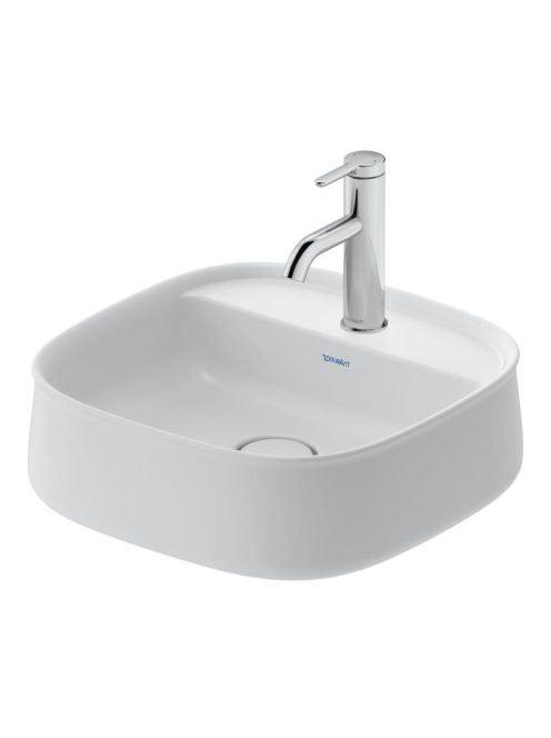 Duravit Zencha kerámia mosdótál 42x42 cm, matt fehér 2374423271