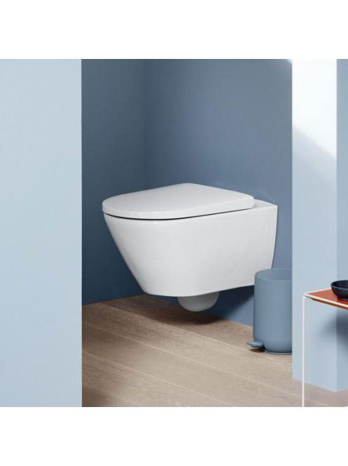 Duravit D-Neo Rimless fali WC csésze, rejtett rögzítéssel, fehér 2577090000