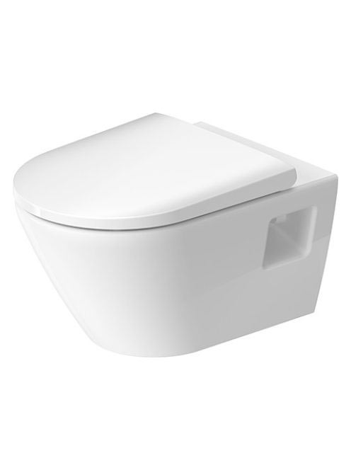 Duravit D-Neo Rimless fali WC csésze szett, fehér 45780900A1