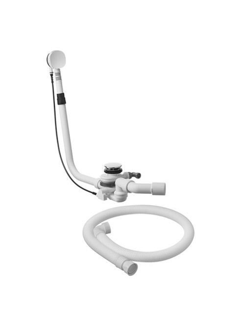 Duravit kád le é túlfolyó 725 mm, szabadon álló kádakhoz 791228000001000