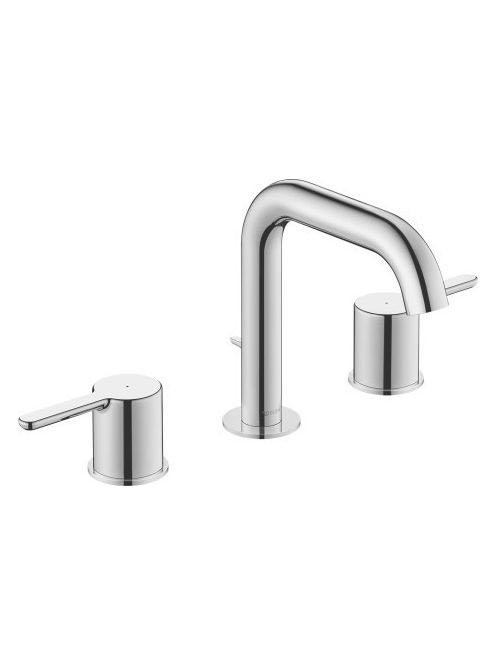 Duravit C.1 3-lyukas mosdócsaptelep automata leeresztővel, króm C11060005010
