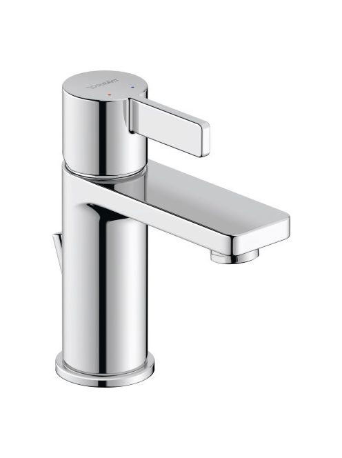 Duravit D-Neo S egykaros mosdó csaptelep, leeresztővel, króm DE1010001010