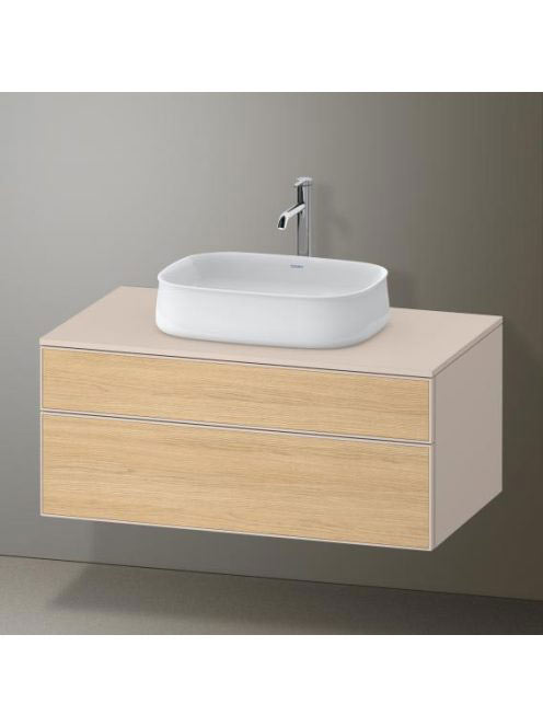 Duravit Zencha alsószekrény 100, dió fiókrendezővel, natúr tölgy/matt taupe ZE4821030830E00