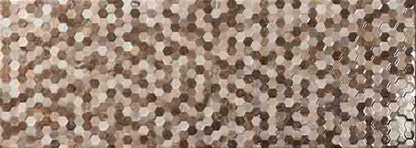 Ecoceramic Louvre Dec Marrón dekorcsempe 25 x 70