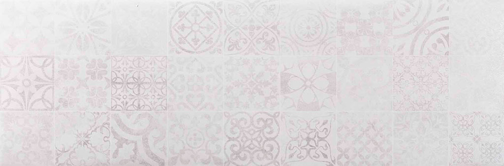 Ecoceramic Newton Hidra White dekorcsempe 30 x 90