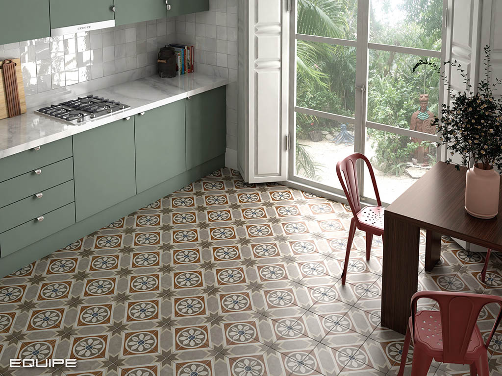 Equipe Ceramicas Art Nouveau Csempe és Padlólap