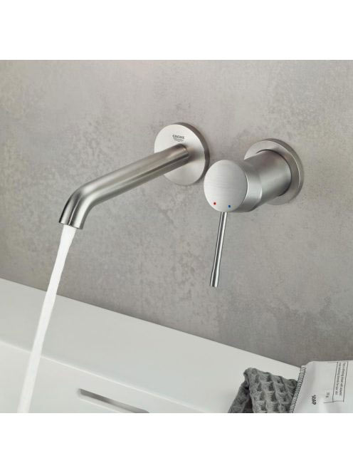 Grohe Essence 2-lyukas mosdócsaptelep M-es méret, rozsdamentes acél hatású 19408DC1