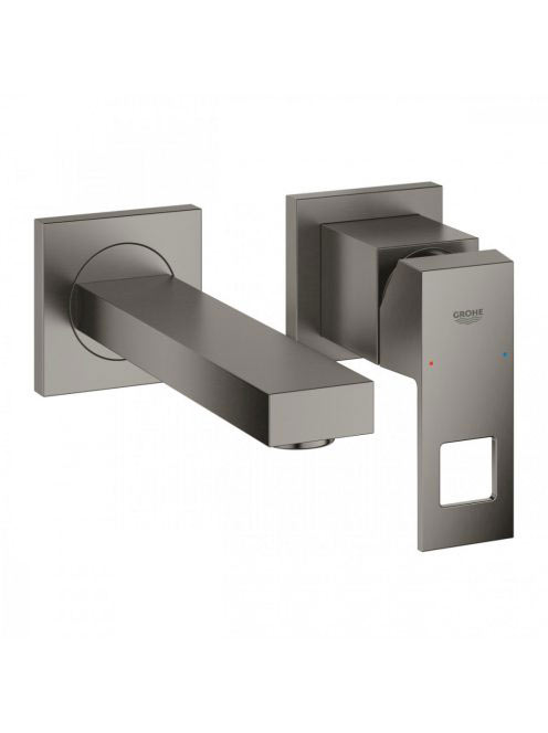 Grohe Eurocube 2-lyukas mosdócsaptelep S-es méret, szálcsiszolt grafit 19895AL0