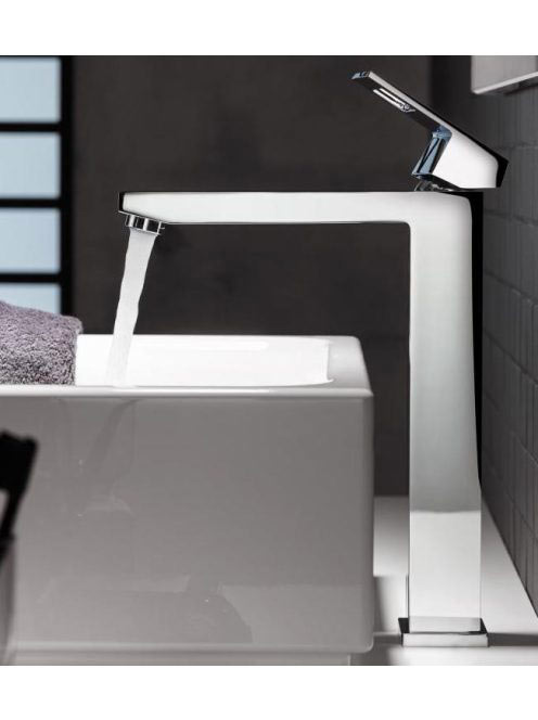 Grohe Eurocube egykaros mosdócsaptelep, XL-es méret, lefolyószelep nélkül, króm 23406000