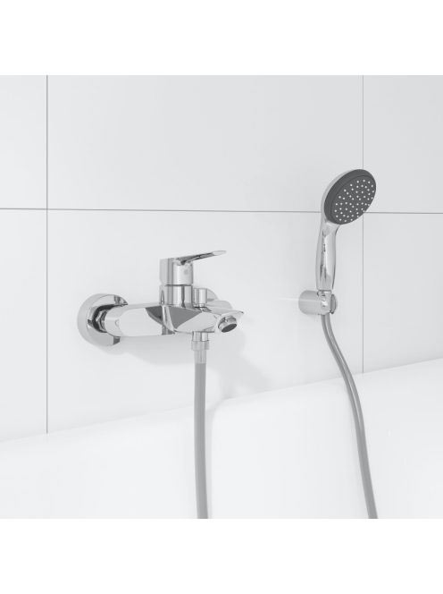 Grohe Start fali kád csaptelep zuhanyszettel, króm 23413002