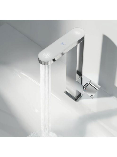 Grohe Plus egykaros mosdócsaptelep LED-es kijelzővel, L-es méret, króm 23959003