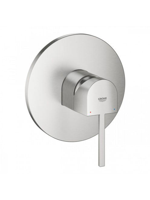 Grohe Plus egykaros zuhanycsaptelep rejtett rögzítéssel, rozsdamentes acél hatású 24059DC3