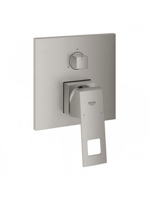 Grohe Eurocube egykaros keverő 3-utas váltóval, rozsdamentes acél hatású 24094DC0