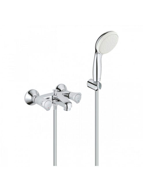 Grohe Costa kétgombos zuhanycsaptelep zuhanyszettel, króm 2546010A