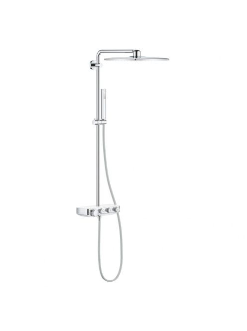 Grohe Euphoria SmartControl 310 Cube Duo termosztátos zuhanyrendszer, króm/fehér 26508LS0