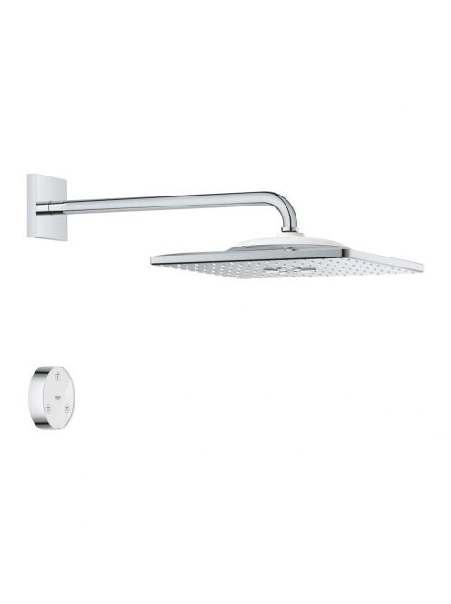 Grohe Rainshower SmartConnect 310 Cube 2 funkciós fejzuhany zuhanykarral, vezeték nélküli távirányítóval, króm 26642000