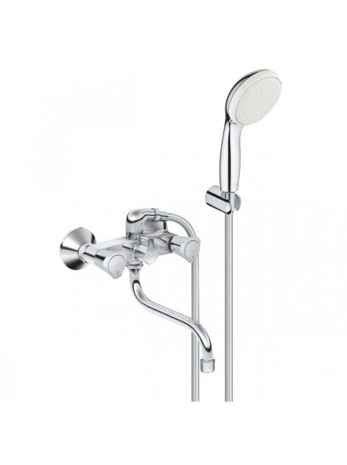 Grohe Costa kétgombos zuhanycsaptelep zuhanyszettel, króm 2679010A