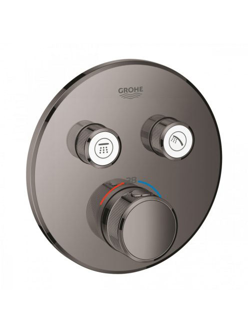Grohe Grohtherm SmartControl termosztátos színkészlet, 2 fogyasztós, grafit 29119A00