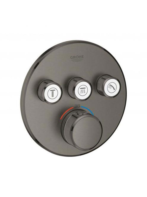 Grohe Grohtherm SmartControl termosztátos színkészlet, szálcsiszolt grafit 29121AL0