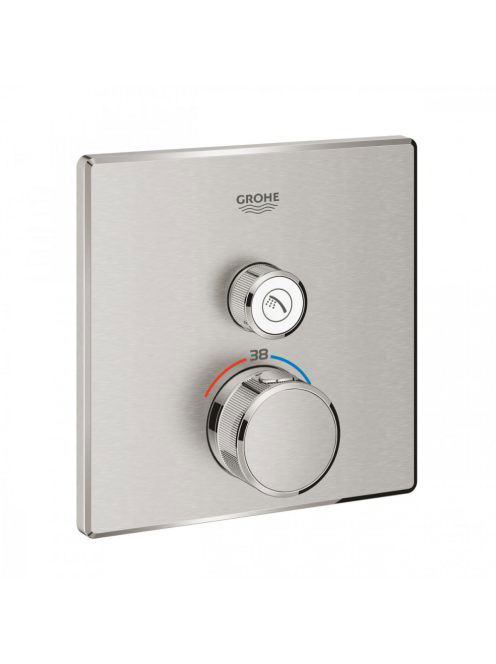 Grohe Grohtherm SmartControl termosztátos színkészlet, rozsdamentes acél hatású 29123DC0