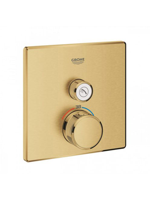 Grohe Grohtherm SmartControl termosztátos színkészlet, szálcsiszolt világos arany 29123GN0
