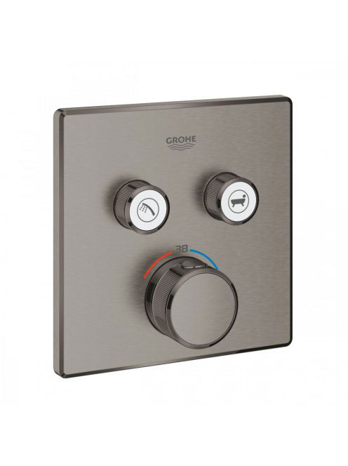Grohe Grohtherm SmartControl termosztátos színkészlet, szálcsiszolt grafit 29124AL0