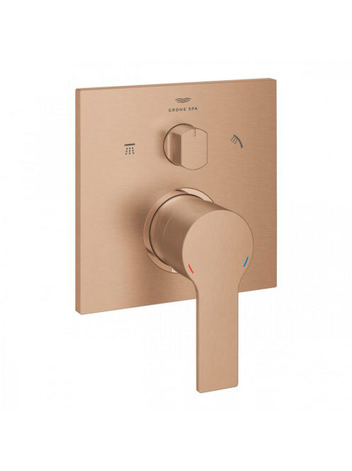 Grohe Allure egykaros kádcsaptelep 3-utas vezérlővel, szálcsiszolt rose arany 29176DL1